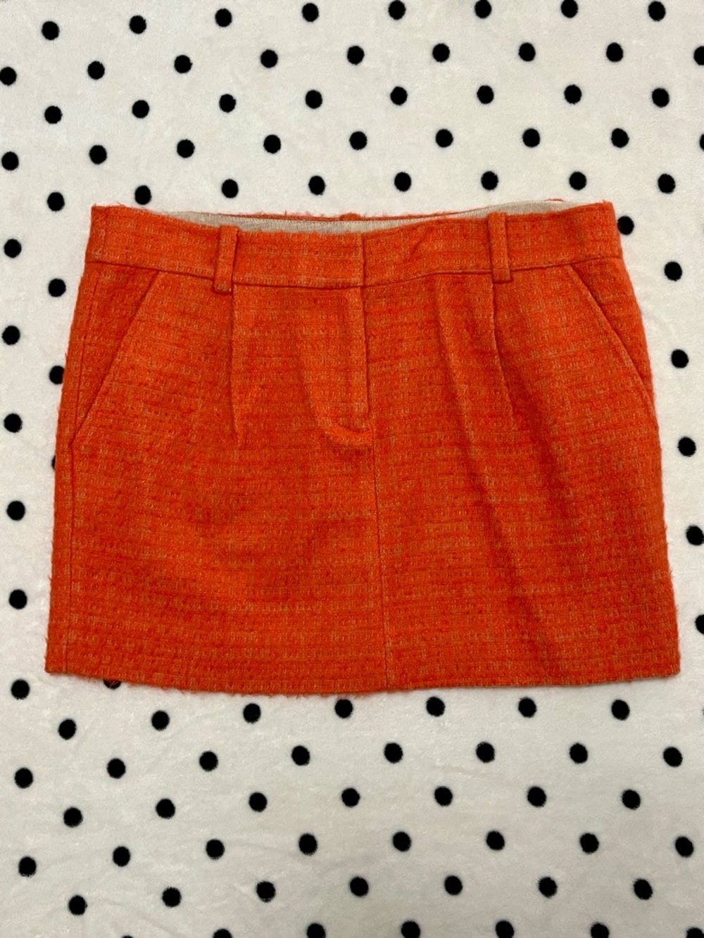 J. Crew Atomic Tweed Mini Skirt Size 10